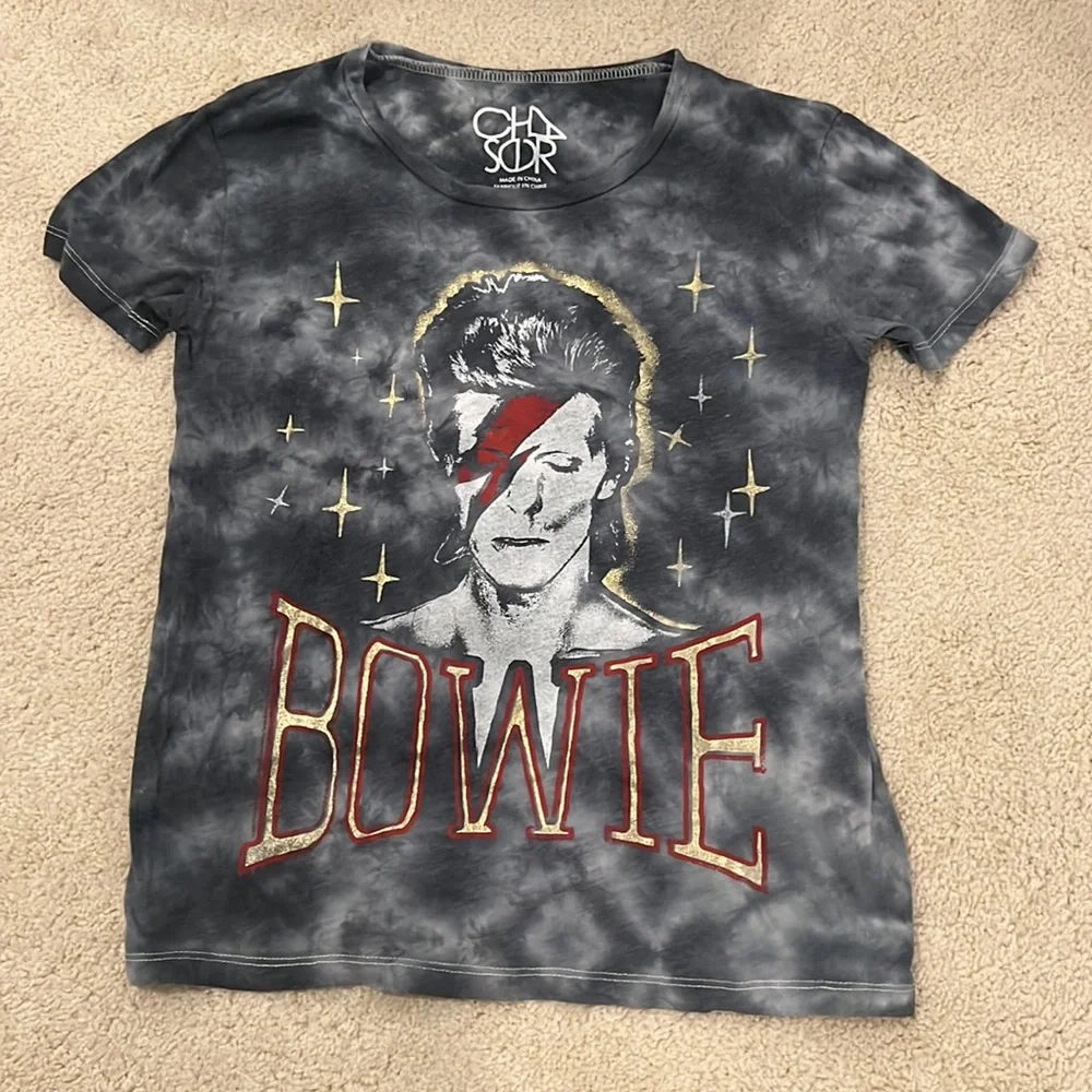 Chaser Bowie Graphic Tee Sz XS - Picture 2 of 3